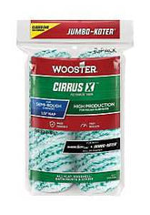 Wooster Ciruus X Series RR333-4 Jumbo-Koter Roller Cover, 1/2 in Thick Nap, 4-1/2 in L, Polyamide Cover